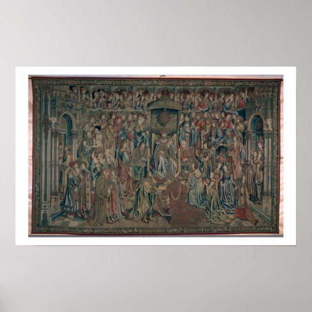 Poster Bathsheba accueille à Court, Tapestry of David et (Devant)