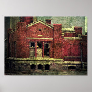 Poster Bâtiment abandonné