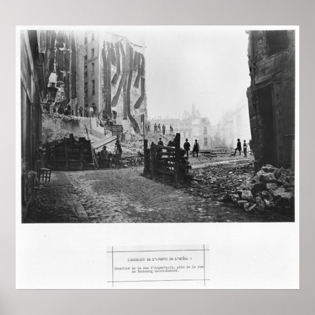 Poster Bâtiment de l'avenue de l'Opéra (Devant)