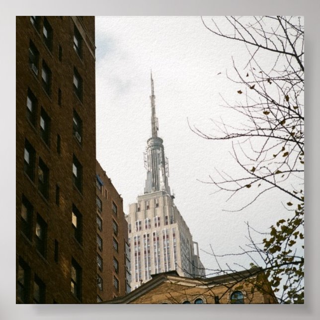 Poster Bâtiment Empire State (Devant)