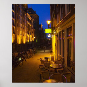 Poster Bâtiments avec façade du 17e ou 18e siècle et