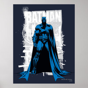 Poster Batman Comic - Vue Vintage