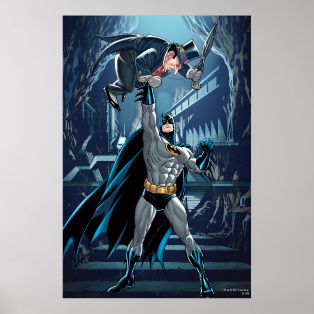 Poster Batman contre Penguin (Devant)