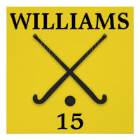 Bâtons de hockey sur gazon Nom Numéro Personnalise