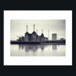 Poster Battersea Power Station, Londres<br><div class="desc">Photo Moody de Battersea Power Station, Londres, Royaume-Uni</div>