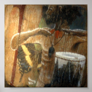 Poster Batteur différent