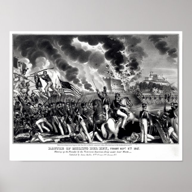 Poster Battle of Molino del Rey (Devant)