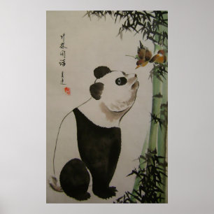 Poster bavardages en bambou