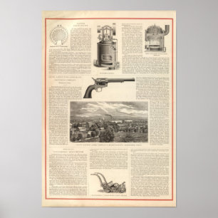 Poster Baxter Steam Engine Company