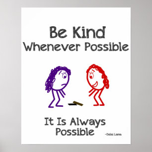 poster Be Kind