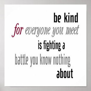 Poster Be Kind