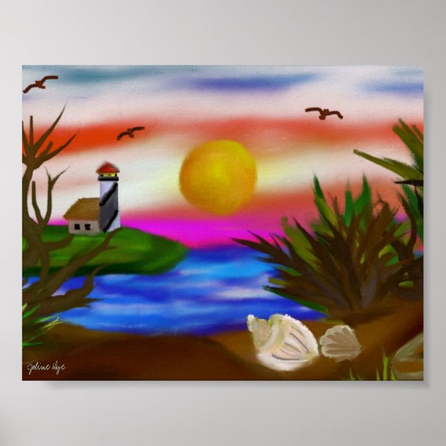 Poster Beach Bay Escape (Devant)