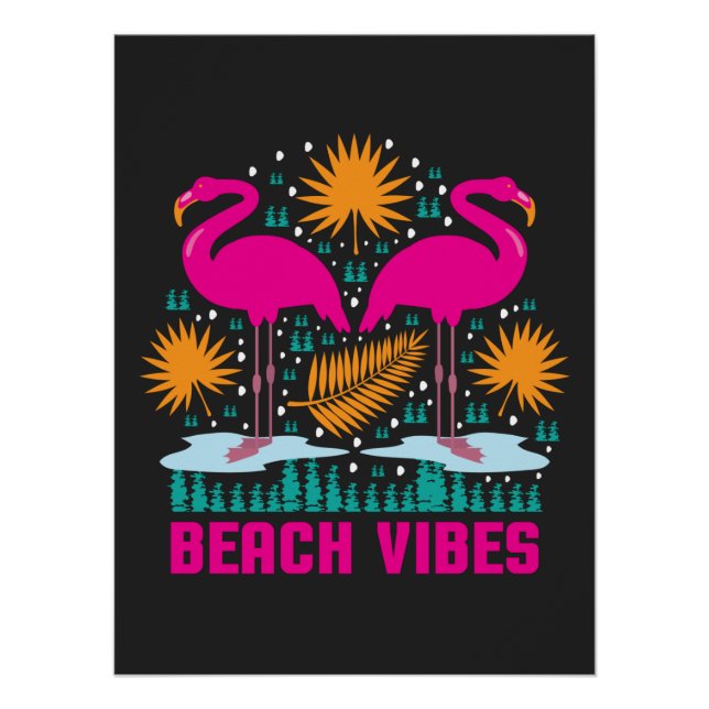 Poster Beach Vibes  (Devant)