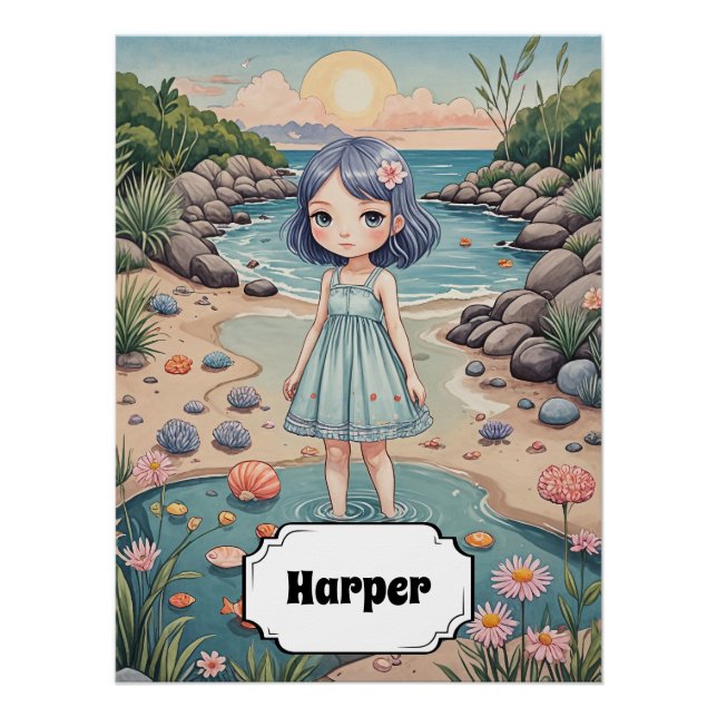 Poster Beachcomber's Bliss Personnalisé (Devant)