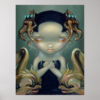 Poster Beasties de mer I ART IMPRIMER goth monstre de mer