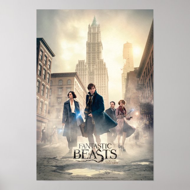 Poster BEASTS FANTASTIQUES ET OÙ LES TROUVER™ City Fog (Devant)