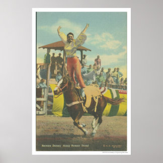 Poster Beatrice Cooper fait un stand romain.
