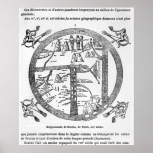 Poster Beatus de Turin mappamundi