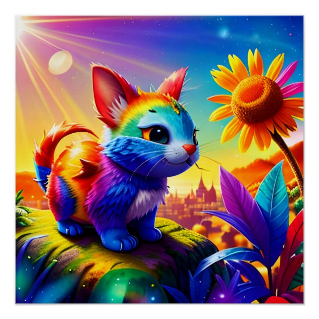 Poster Beau animal trois (Devant)