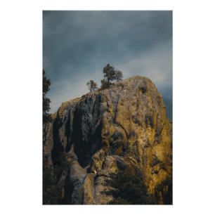 Poster Beau paysage du Dakota du Sud sous Moody Sky