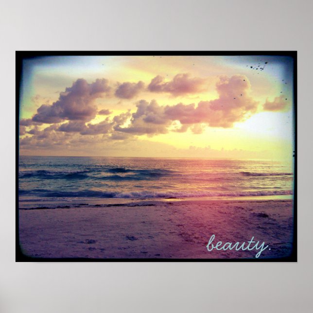 Poster beauté. (Devant)