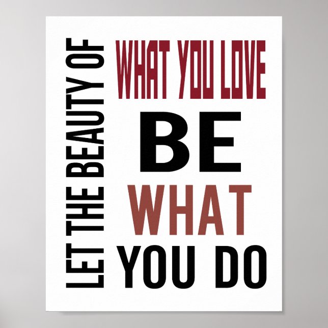 Poster Beauté de (format standard de cadre photo) (Devant)