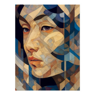 Poster Beauté mosaïque