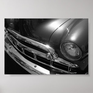 Poster Beauté noire et blanche