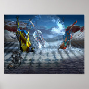 Poster Beauté perdue de la désharmonie