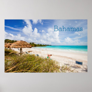 Poster Beautiful Caribbean beach