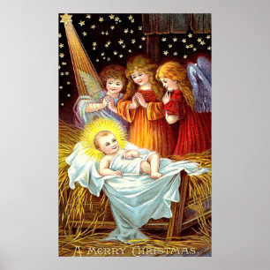 Poster Bébé Jésus