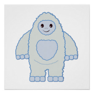 Poster Bébé mignon Yeti