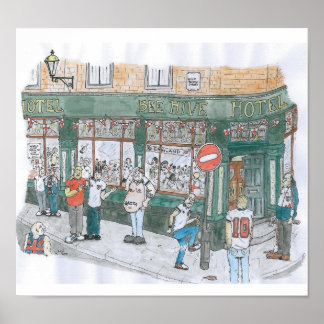 Poster Beehive NEWCASTLE 1990