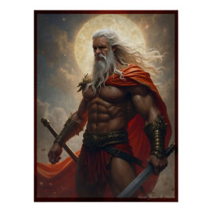 Poster Bélier Dieu de la Guerre : Légende Mythique