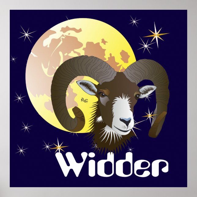 Poster Bélier du 21 mars au 20 avril (Devant)