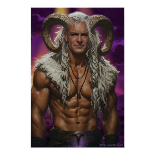 Poster Bélier magnifique (Devant)