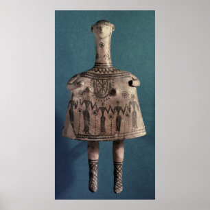 Poster Bell idol, from Thebes, Boeotia, c.700 BC
