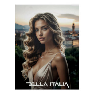 POSTER BELLA ITALIA - AMOUR DE L'ITALIE