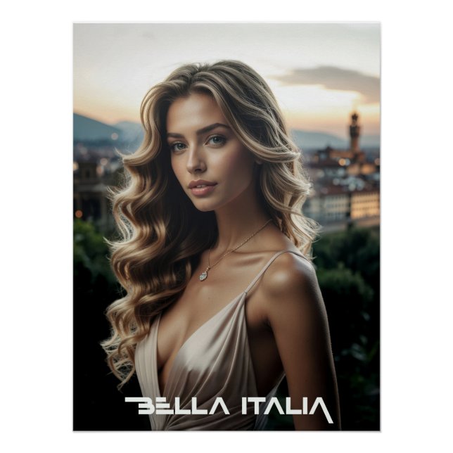 POSTER BELLA ITALIA - AMOUR DE L'ITALIE (Devant)