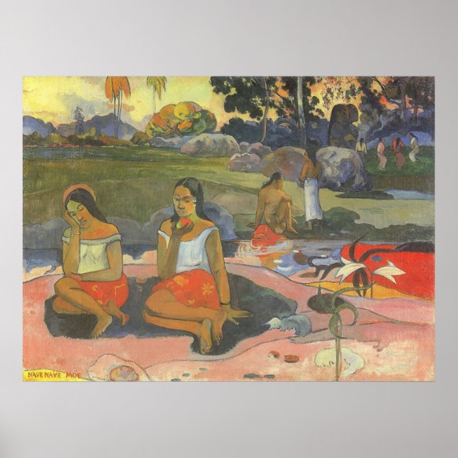 Poster Belle Drowsinesse de Paul Gauguin, Art Vintage (Devant)