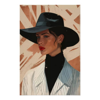 Poster belle femme