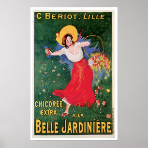 Poster Belle Jardiniere Chicoree Nourriture Vintage Publi