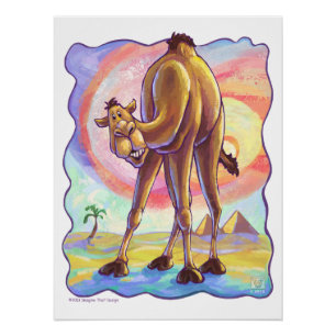 Poster Belle Parade Animale Camel Art