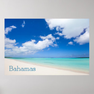 Poster Belle plage des Caraïbes