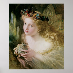 Poster Belles papillons aux fées par Sophie Anderson