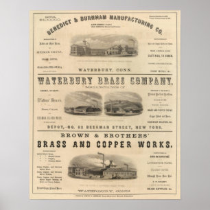 Poster Benedict et Burnham Manufacturing Company