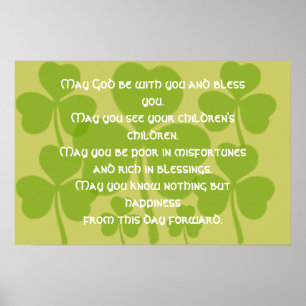 Poster Bénédiction de mariage irlandais