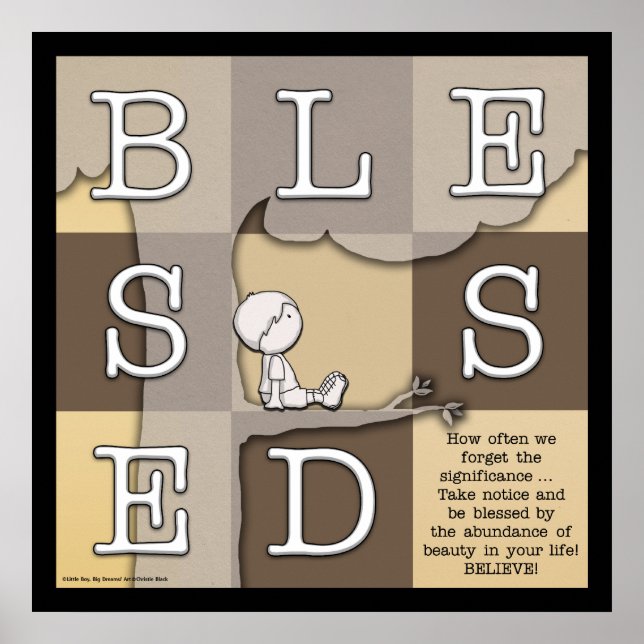 Poster Béni par l'abondance de la beauté (Devant)