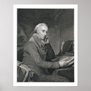 Poster Benjamin Rush, gravée par Richard W. Dodson (1812)