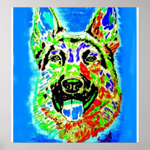 Poster Berger Allemand